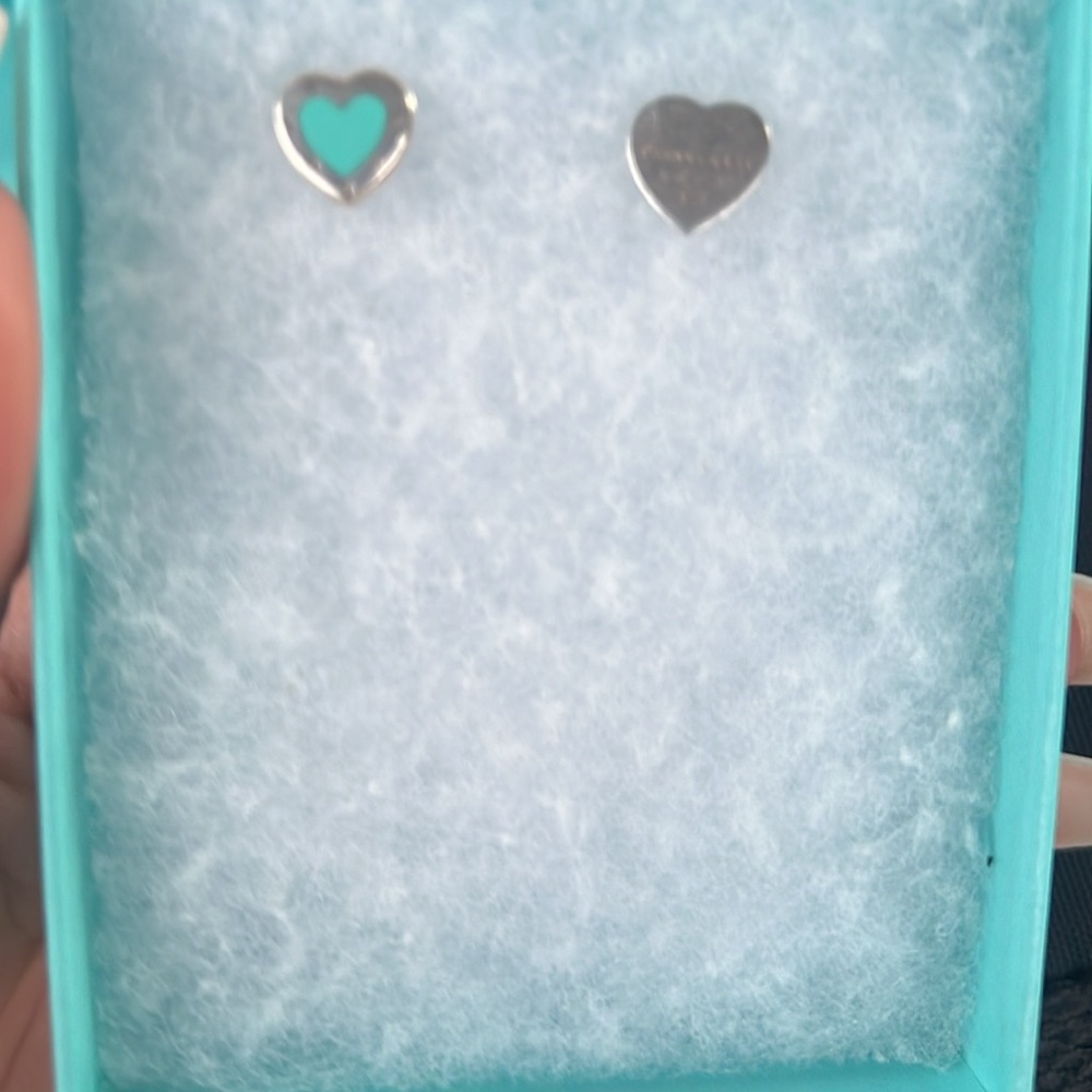 Tiffany and Co earrings.